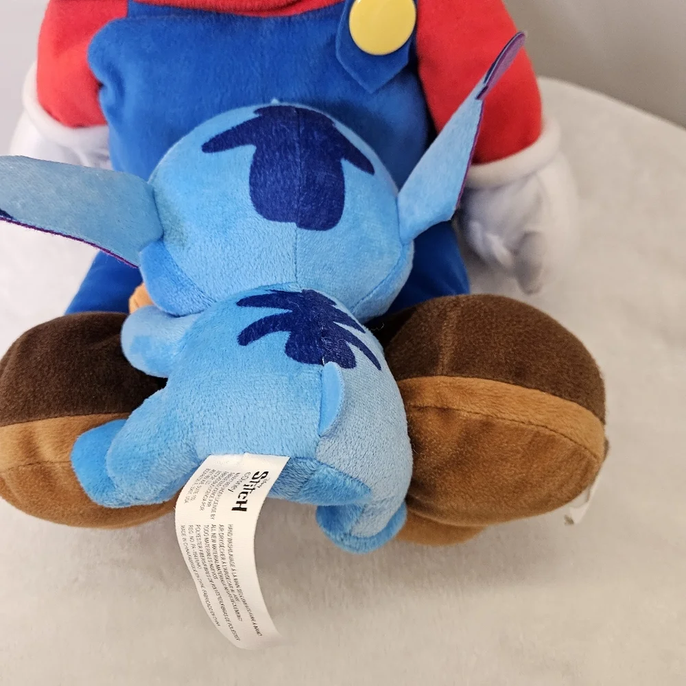 Mario Plush Toy with Blue Bunny - Picture 8 of 16